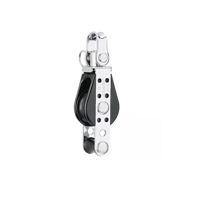 Harken 29mm Bullet Block, 1-scheibig, mit Wirbel und Hundsfott